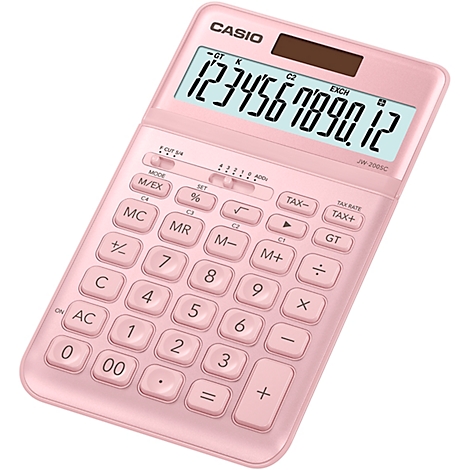 Calculatrice de bureau JW 200 SC Casio écran LC BIG 12 chiffres