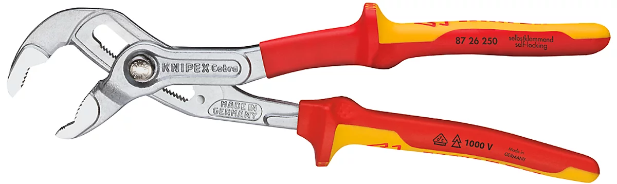 Pince Pompe Eau Vde Mm Cobra Knipex M Choire Chrom E Poign E