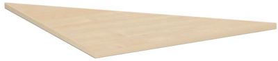 Geramöbel Braun Zubehör Büromöbel, Volleckplatte, Dreieck 90 Grad, Bxtxh 800X800x25 Mm, Platte Ahorn - Image 3