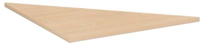 Geramöbel Braun Zubehör Büromöbel, Volleckplatte, Dreieck 90 Grad, Bxtxh 800X800x25 Mm, Platte Buche - Image 3