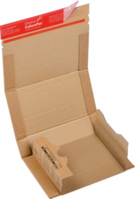ColomPac Wickelverpackung CP 020 - Wellpappe braun, 198 x 135 x 63 mm (für CDs), 20 Stück - Image 4