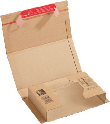 Colompac Braun Versandkarton + Versandbox, Wickelkarton (1 Stk., 16.50 X 25.10 X 6 Cm) - Image 7