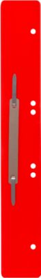 Schäfer Shop Select Heftstreifen rot DIN A4 Polypropylen Metall-Deckleiste 6x Abheftlochung - Image 2