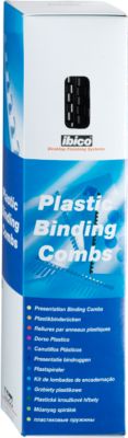 GBC  CombBind Plastikbindercken A4 8 mm Schwarz - Image 9