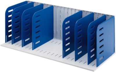 Styro Blau - Belegefach Rac 72,3 X 24,8 X 30,4 Cm (B X H X T) 7 Fächer Polyl Grau - Bild 6