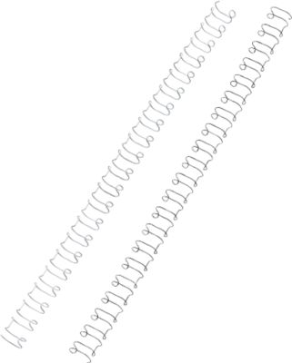 GBC Drahtrückeneinband 6 mm Weiß A4 100 Stück - Image 3