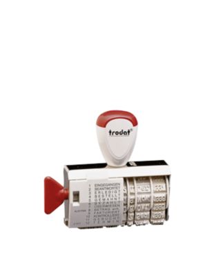 Trodat Silber/Rot Wortbandstempel Classic 1117 54340 8X7x2cm /Lichtgrau/ 163026000 - Image 4