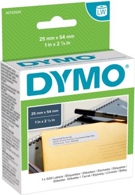 Dymo Weiss Adressetikett S0722520 54X25mm Weiß 500 St./Rl. 124211001 - Image 8