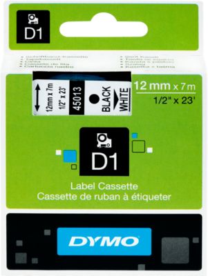 DYMO D1-Etikettenband  schwarz auf wei  12 mm x 7 m - Image 18