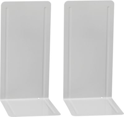 MAUL Buchstütze grau - 240x140x120 mm - Metall - 2 Stück - Image 6