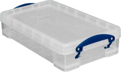 Really Useful Box Aufbewahrungsbox 4C 39X8,8X24cm 4L Transparent 123211603 - Bild 3