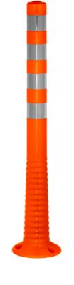 Hp Autozubehör Orange Absperrung, Sperrpfosten Tpu /Weiss Ø 80 Mm Zum Aufschrauben M.befestigungsmaterial Höhe Über Flur 1000 Mm - Image 4