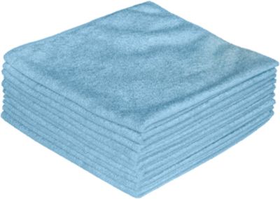 Nordvlies Blau Mikrofasertuch Economy L400xb400ca. Mm, Reinigungsutensil, - Image 4