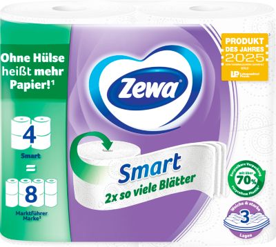 Zewa Toilettenpapier Smart 3-Lagig 4 X 300 Blatt - Image 3
