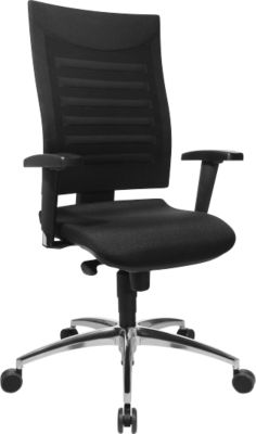 Schäfer Shop Pure Bürostuhl SSI Proline S2, mit Armlehnen, Punkt-Synchronmechanik,