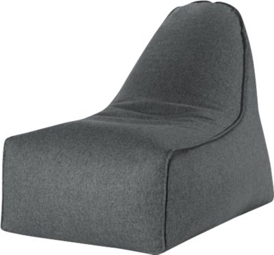 Sitzsack BOOGIE WOOGIE Filzimitat Anthrazit B 700 x T 1000 x H 800 mm - Polyester Bezug - Made in Germany - Image 4