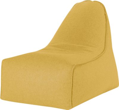 Sitting Point Unisex Gelb Sitzsack "Boogie Felt", (Senf), B:70cm H:80cm T:100cm, 100% Polystyrol, Sitzsäcke, Sitzsack, Filzimitat - Image 5