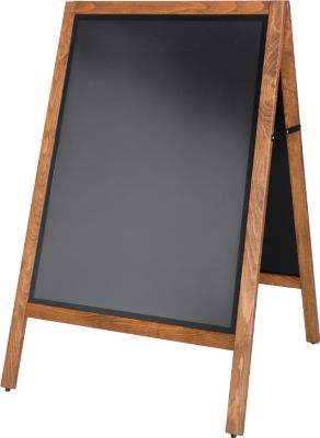 update displays Kundenstopper A1 Kreidetafel Buche dunkel - Image 3