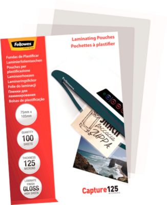 Laminiertaschen Fellowes 75x105 mm 125 micron - (100 Stück) - Image 3