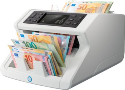 Safescan 2265 Banknotenzähler mit Wertzählung, bis 1.200 Noten/min., Additions- & Bündelfunktion