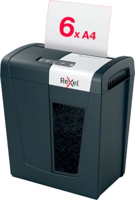 Rexel Secure MC6 Whisper-Shred™ Aktenvernichter, Mikroschnitt, P5, 6 Blatt - Bild 9