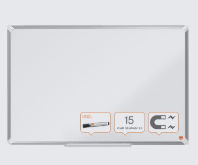 Nobo Weiss Präsentationstafel, Whiteboard Premium Plus 1915145 Aluminium, 90X120cm (120 X 90 Cm) - Bild 5