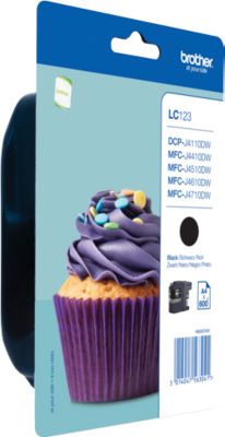 Brother B123BK Druckerpatronen XL bk - Brother LC-123BK für z.B. Brother DCPJ 152 W, Brother DCPJ 552 DW, Brother MFCJ 470 DW, Brother MFCJ 870 DW - Bild 14