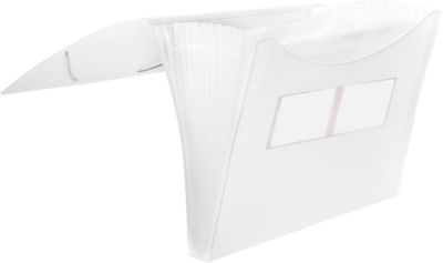 Foldersys Transparent Mappe, Fächermappe A4, Pp, 12 Taschen, Ve 1 Stück, 7000104 (A4, 1X) - Bild 3