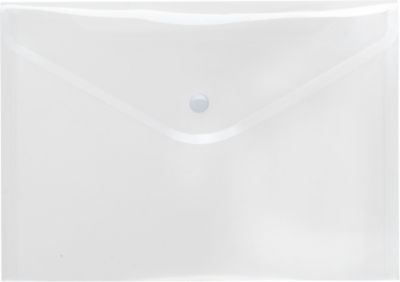 FolderSys Dokumententasche A5 quer - Druckknopfverschluss - PP - transparent - Bild 2