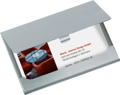 Sigel Silber Kartenaufbewahrung, Visitenkarten-Etui (A8) - Image 7