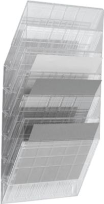 Durable Prospektspender Flexiboxx 6 - 6 Spender - A4 - Querformat - Transparent - Image 3
