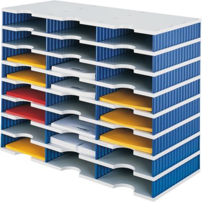 Styro Grau/Blau Sortierablage Trio 24 Fächer H573xb723xt331mm Polyl 268-0308.38 - Image 5