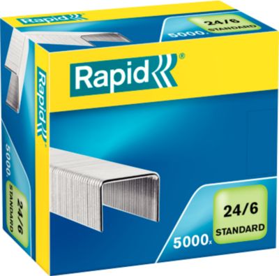 Bigbuy Mehrfarbig Rapid Heftklammer Rapid Standard 24/6 Rapid Heftgerät 20E 20Ex Baby Ray E3 E12 E14 E15 E26 E28 Ecoserie F16 F18 F30 Fm20 Fm22 Freeze K1 K2 K45 S1 S17 S27 S30 Ultimate Nxt Ultimate Nxt Ice Stahl Verzin - Bild 5