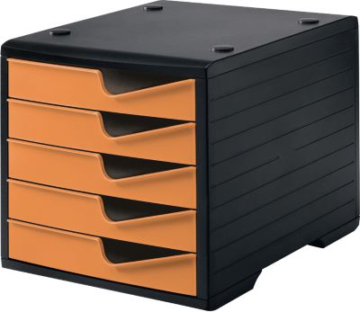 Styro Schwarz/Mehrfarbig Dokumentenablage, Schubladenbox Styroswing (C4) - Bild 4