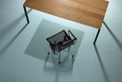 Schreibtischstuhl Unterlage ECO GRIP SOLID, transparent, 1100 x 1200 mm, für Teppichböden, Ankernoppen, rutschfest, schwer entflammbar - Image 11