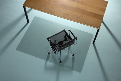 Schreibtischstuhl Unterlage ECO GRIP SOLID, transparent, 1100 x 1200 mm, für Teppichböden, Ankernoppen, rutschfest, schwer entflammbar - Image 13