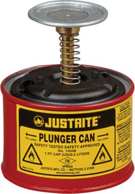 Justrite Sparanfeuchter 0,5 L Stahlblech D120xh135mm 697841002616 - Image 4