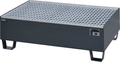 Bac de rétention Schäfer Shop Pure 2/200, avec caillebotis galvanis