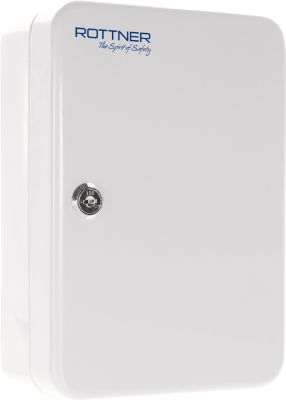 Rottner Hellgrau - Schlüsselbox Sk 10 H250xb180xt85 Mm Lichtgrau Stahl Anzahl Haken 20 - Image 4