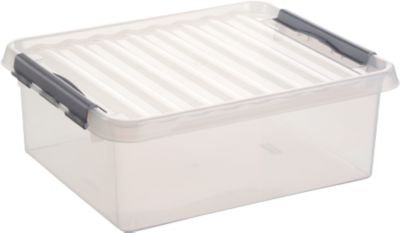 Sunware Aufbewahrungsbox Q-Line mit Deckel 20 x 15 cm 1 L transparent - Bild 4
