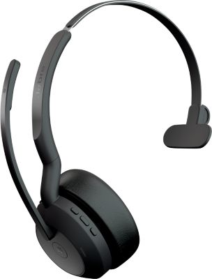 Jabra Evolve2 55 Link380c Mono Headset - Bis 30 m Reichweite - Bis 10h Akku - MS-Teams Optimiert - Schwarz - Bild 10
