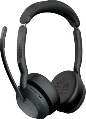 Jabra Evolve2 55 (Kabellos, USB-C, Microsoft Teams), Office Headset, Schwarz - Bild 10