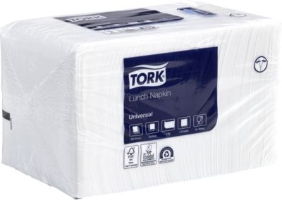Tork Weiße Papierserviette 32,5X32,5 Cm 7322541051932 - Image 5