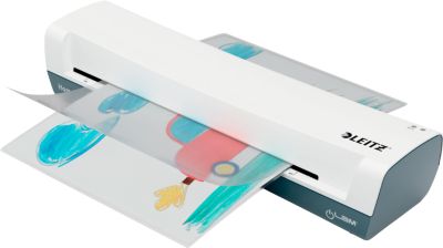 Leitz iLAM Home A3 Laminiergerät, 125 Mikrometer, 3 Minuten Aufwärmzeit, weiß/grau - Image 7