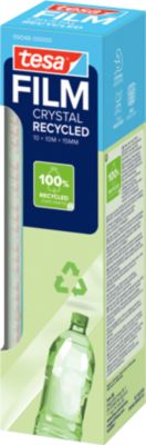 tesafilm® eco & crystal Klebeband - Transparent, Reißfest - 10 Rollen, 10m x 15mm - Image 4