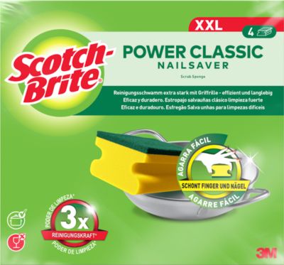 Scotch-Brite Reinigungsschwamm XXL - Gelb - 4er Pack