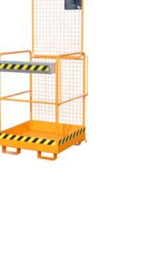 Bauer Südlohn Orange Transportwagen, Sicherheitskorb Siko/M (240 Kg) - Image 3