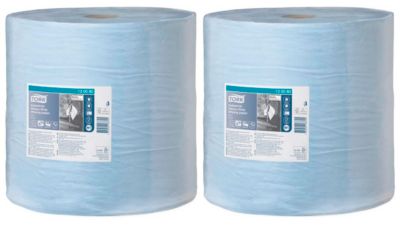 Tork Industrie-Papierwischtuch - 3-lagig - 750 Tücher/Rolle - Blau - 255m Rollenlänge - Image 7