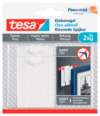 Tesa Klebehaken Weiß 2kg Kapazität (2 Stück) - Image 9