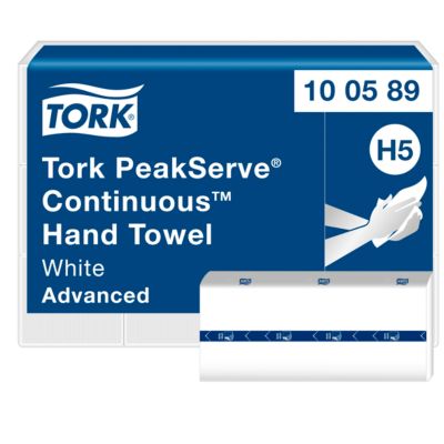TORK - Papierhandtücher PeakServe H5 Endlos - 1-lagig - 3240 Tücher - Weiß - Image 6